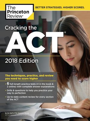 cover image of Cracking the ACT with 6 Practice Tests, 2018 Edition